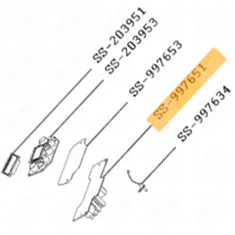 CARTE ÉLECTRONIQUE DE PUISSANCE (REPÈRE N°SS-997651) ROBOT MÉNAGER - SS-997651, SS997651