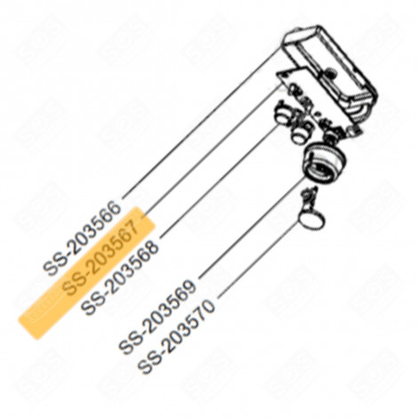 CARTE ÉLECTRONIQUE DE COMMANDE DIVERS PETIT MÉNAGER - SS-203567, SS203567