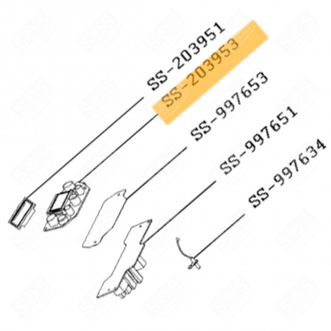 CARTE ÉLECTRONIQUE AVEC ÉCRAN (REPÈRE N°SS-203953) ROBOT MÉNAGER - SS-203953, SS203953