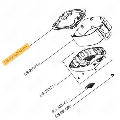 BAGUE (REPÈRE N°SS-7235350109) FRITEUSE - SS-7235350109, SS7235350109, SS-7222076511, SS7222076511