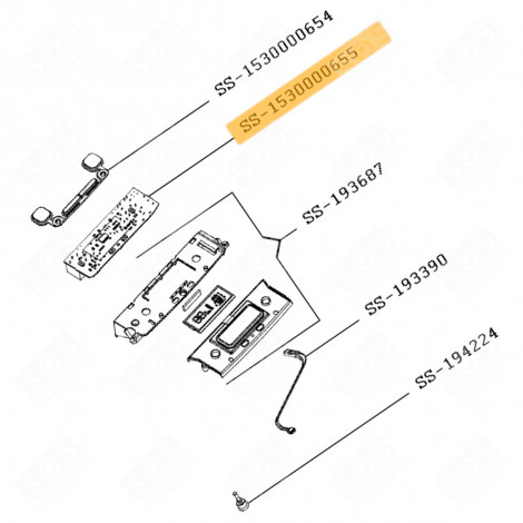 CARTE ÉLECTRONIQUE (REPÈRE N°SS-1530000655) YAOURTIÈRE - SS-1530000655, SS1530000655