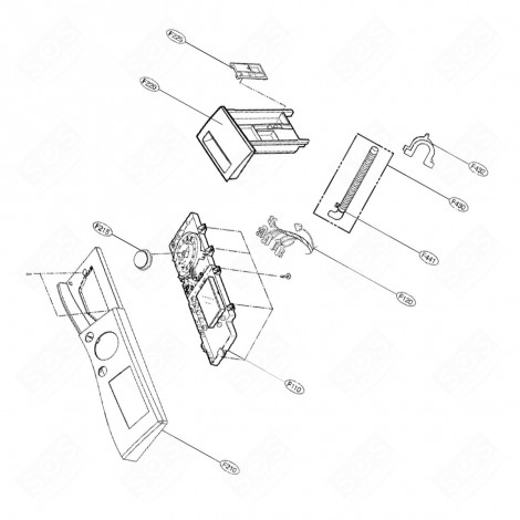 FAISCEAU DE CÂBLE (REPÈRE N°F120) LAVE-LINGE - EAD61685413