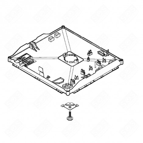 BASE ASSEMBLÉE LAVE-LINGE - AAN35036505