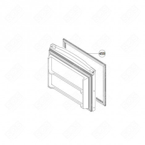 JOINT DE PORTE REPÈRE 459 (PARTIE CONGÉLATEUR) RÉFRIGÉRATEUR, CONGÉLATEUR - 42055098