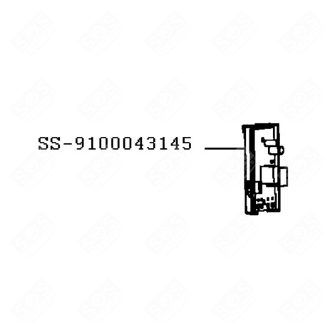 CARTE  ÉLECTRONIQUE  PUISSANCE CAFETIÈRE, MACHINE À CAFÉ - SS-9100043145, SS9100043145