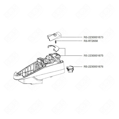 PÉDALE INTERRUPTEUR ASPIRATEUR - RS-2230001673