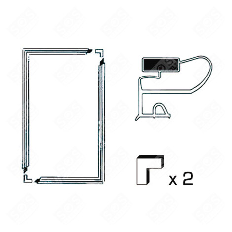 JOINT DE PORTE UNIVERSEL 1300X700MM RÉFRIGÉRATEUR, CONGÉLATEUR - 0015978