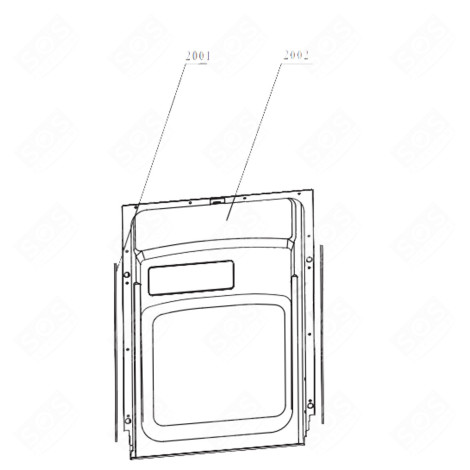 CONTRE PORTE LAVE-VAISSELLE - AS0067086