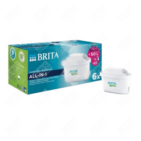 PACK DE 6 CARTOUCHES BRITA MAXTRA DIVERS PETIT MÉNAGER - 100486, 1050417