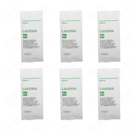 LOT DE 6 SACHETS DE LAVENIA ASPIRATEUR - 3546