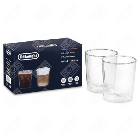 LOT DE VERRES THERMIQUES EN VERRE DLSC318 CAFETIÈRE, MACHINE À CAFÉ - AS00001402