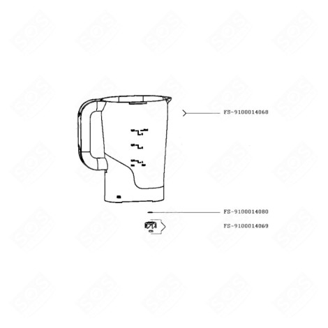 RONDELLE Ø10,2X5X0,8MM (REPÈRE FS-9100014080) DIVERS PETIT MÉNAGER - FS-9100014080