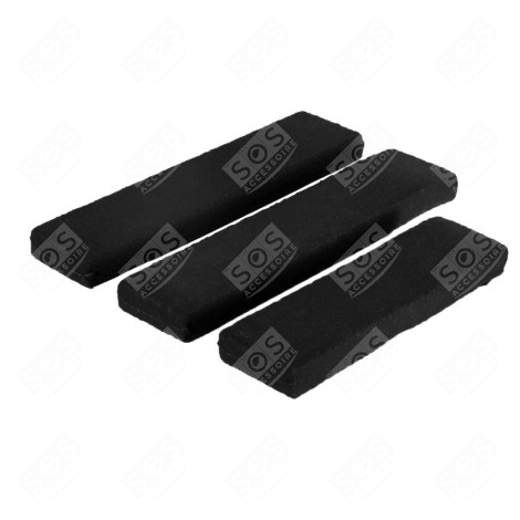 FILTRE À CHARBON (3PCS)  NOVY MONOBLOCK 93X390X30 HOTTE - 98001-98.001