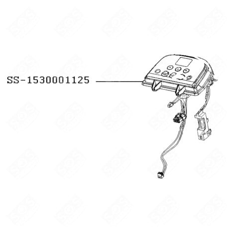 CARTE ÉLECTRONIQUE FRITEUSE - SS-1530001125, SS1530001125