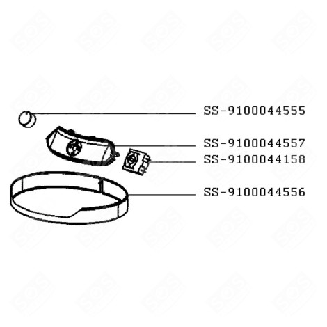 MINUTERIE ( REPÈRE  SS-9100044158 ) CUISEUR VAPEUR - SS-9100044158, SS9100044158