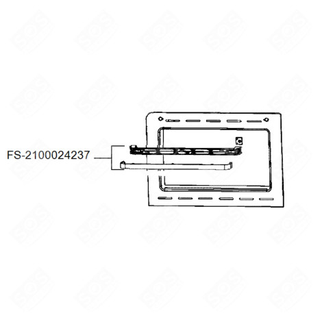 POIGNÉE DE PORTE FOUR, CUISINIÈRE - FS-2100024237, FS2100024237