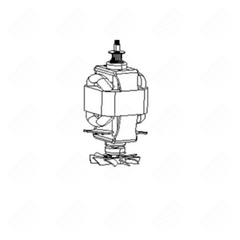 MOTEUR ET PIGNON ROBOT MÉNAGER - MS-652276, MS652276