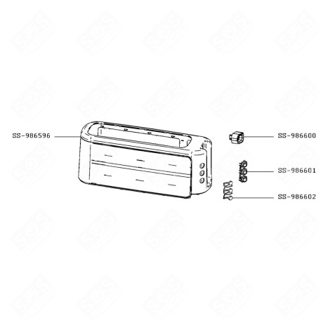 BOUCHON DE CHARIOT ( REPÈRE SS-986600 ) MACHINE À PAIN - SS-986600, SS986600