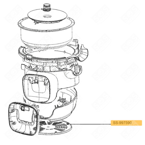 FOND ( REPÈRE SS-997590 ) CUISEUR VAPEUR - SS-997590, SS997590