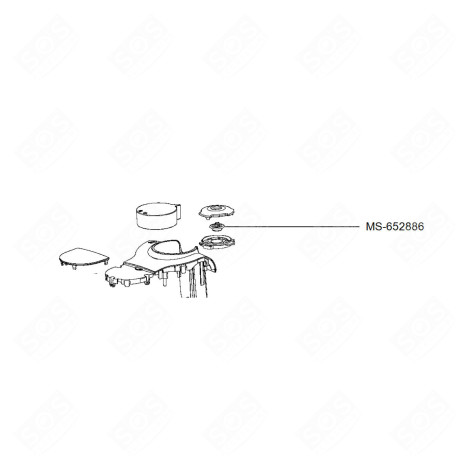 ARBRE DE TRANSMISSION ( REPÈRE MS-652886 ) ROBOT MÉNAGER - MS-652886, MS652886