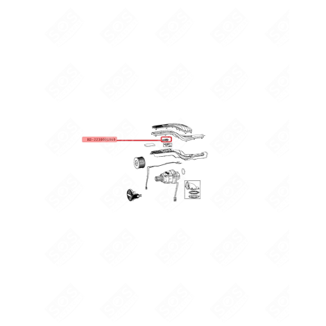 BOUTON SUPÉRIEUR ( REPÈRE RS-2230001860 ) ASPIRATEUR - RS-2230001860, RS2230001860