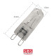 AMPOULE HALOGÈNE DE FOUR G9 40W FOUR, CUISINIÈRE - 8085641028, C00861224