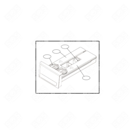 TIROIR À LESSIVE COMPLET LAVE-LINGE - AGL30207706