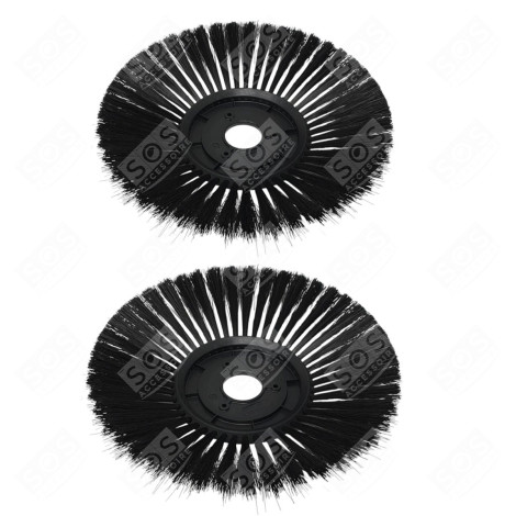 LOT DE 2 BROSSES DE NETTOYAGE DES BORDS BALAI NETTOYEUR VAPEUR - 2.884-971.0, 28849710