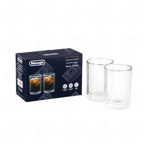 LOT DE 2 VERRES DE 22CL CAFETIÈRE, MACHINE À CAFÉ - AS00004171