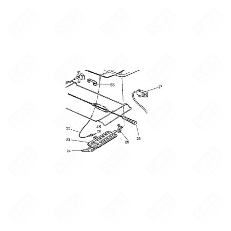 THERMOCOUPLE 1300MM (REPÈRE 22) FOUR, CUISINIÈRE - 61508