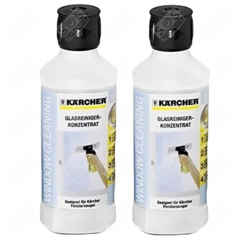 LOT DE 2 PRODUIT NETTOYANT VITRES 500 ML RM500 D'ORIGINE NETTOYEUR VAPEUR - 62957720, 6.295-795.0