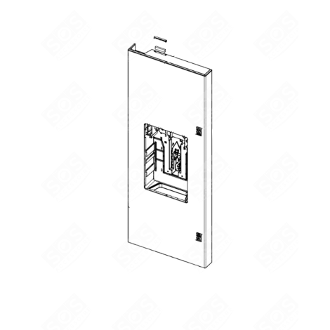 PORTE GAUCHE AVEC PLACE DISTRIBUTEUR  RÉFRIGÉRATEUR, CONGÉLATEUR - 4384880700