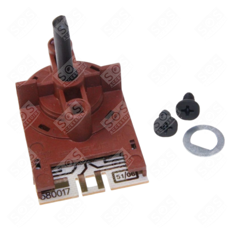 KIT POTENTIOMÈTRE AVEC ENTRETOISE ET VIS FOUR, CUISINIÈRE - C00193352