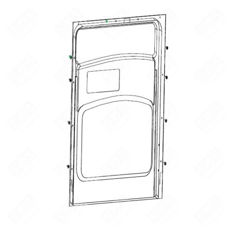 CONTRE PORTE AVEC JOINT BAS DE PORTE LAVE-VAISSELLE - FM122760005174