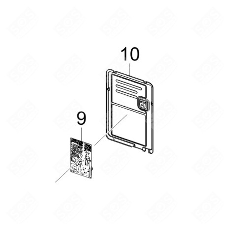 CARTE ÉLECTRONIQUE, MODULE DE PUISSANCE (REPÈRE 9) RÉFRIGÉRATEUR, CONGÉLATEUR - DA94-05748P