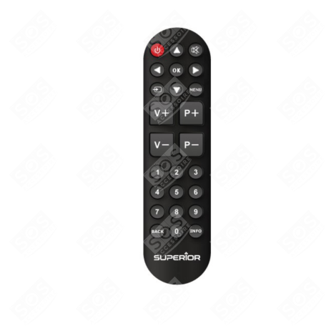 SOS ACCESSOIRE TÉLÉCOMMANDE "GROSSES TOUCHES" POUR TV LG, PANASONIC, PHILIPS, SAMSUNG ET SONY SANS PROGRAMMATION TÉLÉVISION - 8054242080728, READY5S