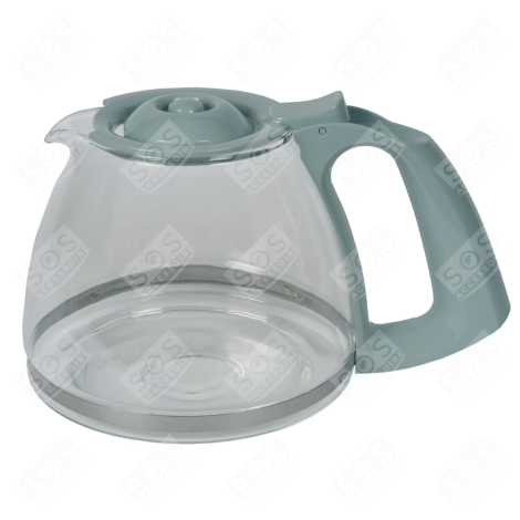 VERSEUSE VERTE EN VERRE AVEC COUVERCLE CAFETIÈRE, MACHINE À CAFÉ - SS-7235350583, SS7235350583