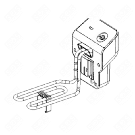 BOITIER ET RÉSISTANCE FRITEUSE - SS-996912, SS996912