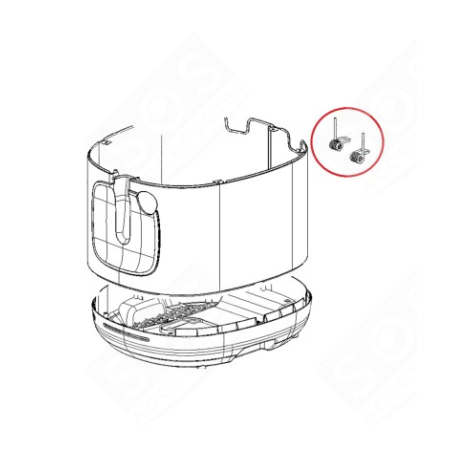 RESSORTS DROIT ET GAUCHE FRITEUSE - SS-995079, SS995079