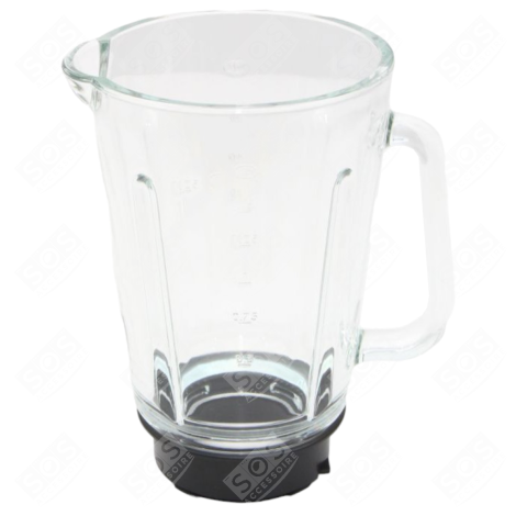 BOL BLENDER EN VERRE AVEC EMBASE NOIR ROBOT MÉNAGER - MS-653223, MS653223