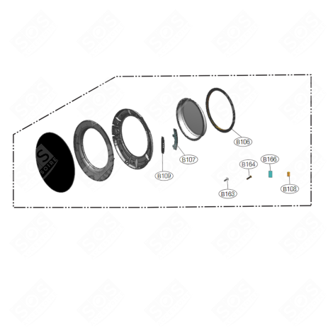 HUBLOT COMPLET SÈCHE-LINGE - ADC76086435