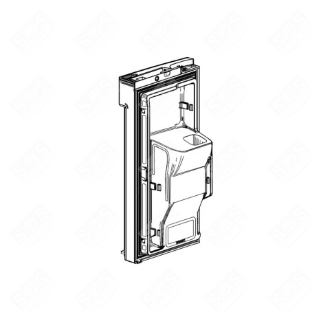 PORTE SUPÉRIEURE GAUCHE (PARTIE RÉFRIGÉRATEUR) RÉFRIGÉRATEUR, CONGÉLATEUR - DA82-03217E, DA91-04569D