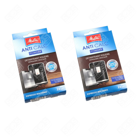 LOT DE 2 DÉTARTRANTS RAPIDES (POUDRE) BISTRO 2X 40GR CAFETIÈRE, MACHINE À CAFÉ - 6762512