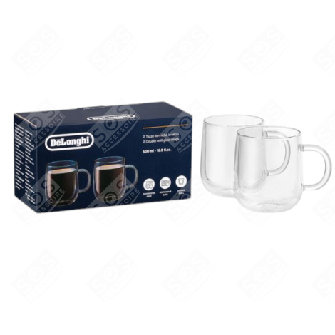 MUGS EN VERRE À DOUBLE PAROI CAFETIÈRE, MACHINE À CAFÉ - AS00006566