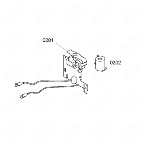 VANNE (REPÈRE 0202) ASPIRATEUR - 00424458