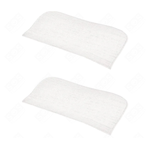 LOT DE 2 SERPILLIÈRES MICROFIBRES NETTOYEUR VAPEUR - PAEU0300