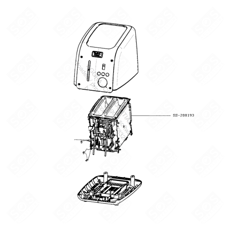 COMPARTIMENT CUISSON DIVERS PETIT MÉNAGER - SS-208193, SS208193