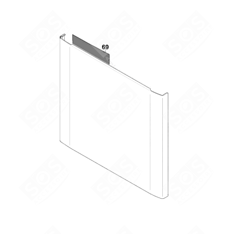 PANNEAU ISOLANT (REPÈRE 69) LAVE-VAISSELLE - 41017649