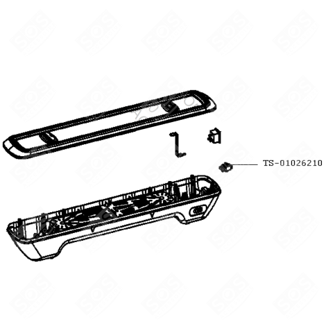 INTERRUPTEUR (REPÈRE TS-01026210) RACLETTE, GRIL, WOK - TS-01026210, TS01026210