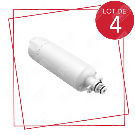 LOT DE 4 FILTRES À EAU RÉFRIGÉRATEUR, CONGÉLATEUR - ADQ36006101